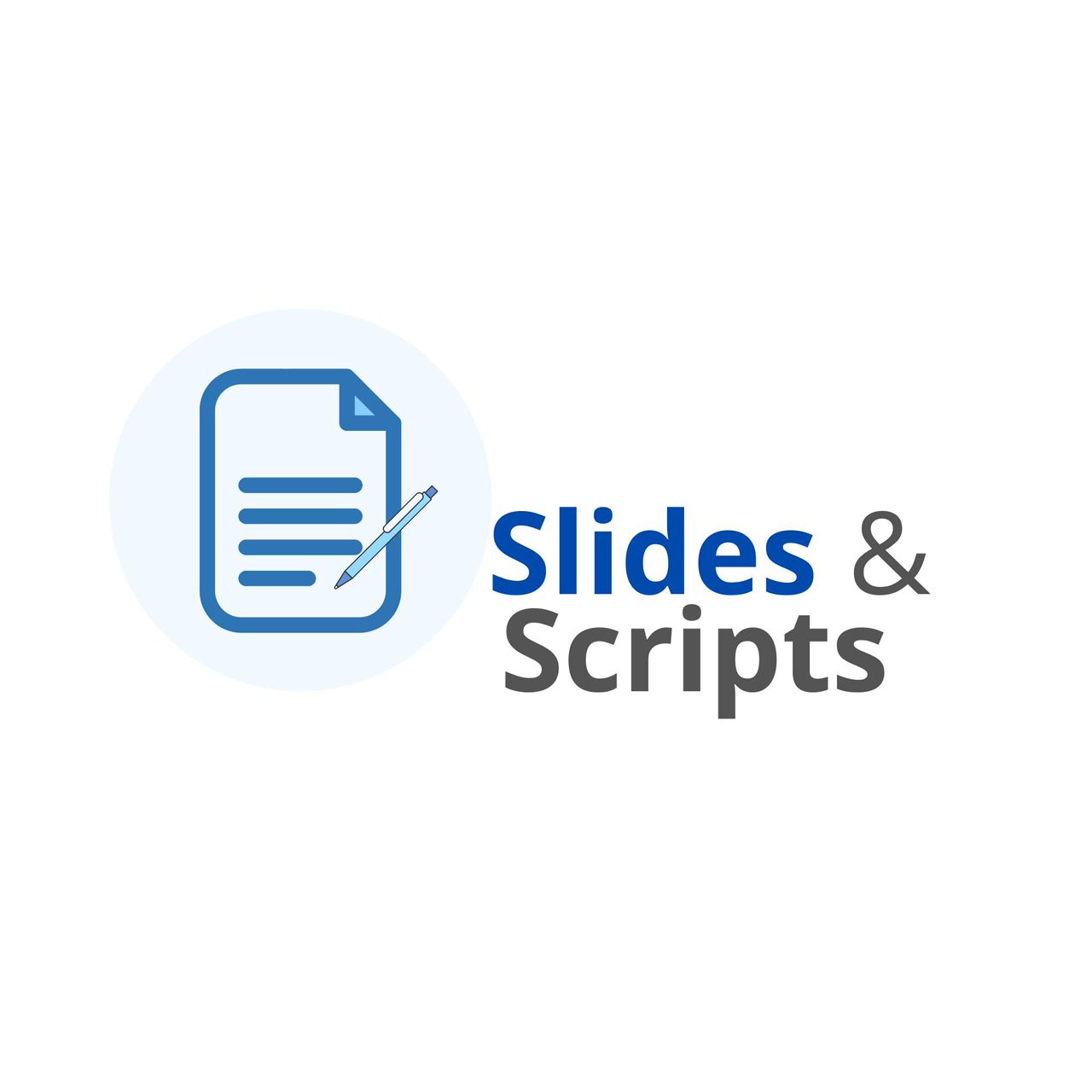 Slides & Scripts Logo